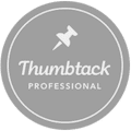 Icon of Thumbtack's logo linking to Pro Mow's Thumbtack reviews. 